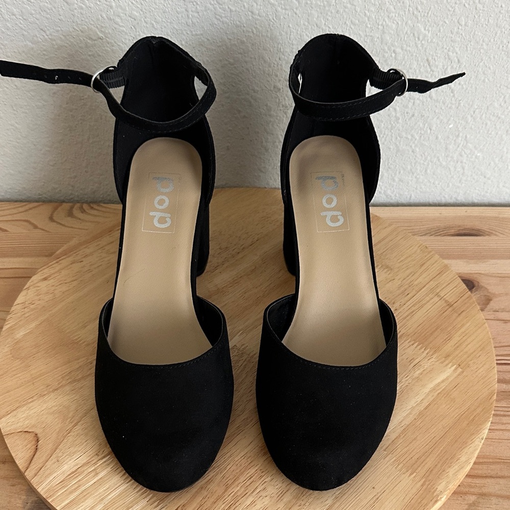 Pop Womens Gal Block Heel Pumps 10M